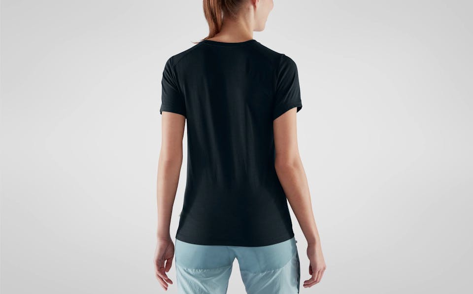 Fjällräven Abisko Wool W SS Dark navy 04