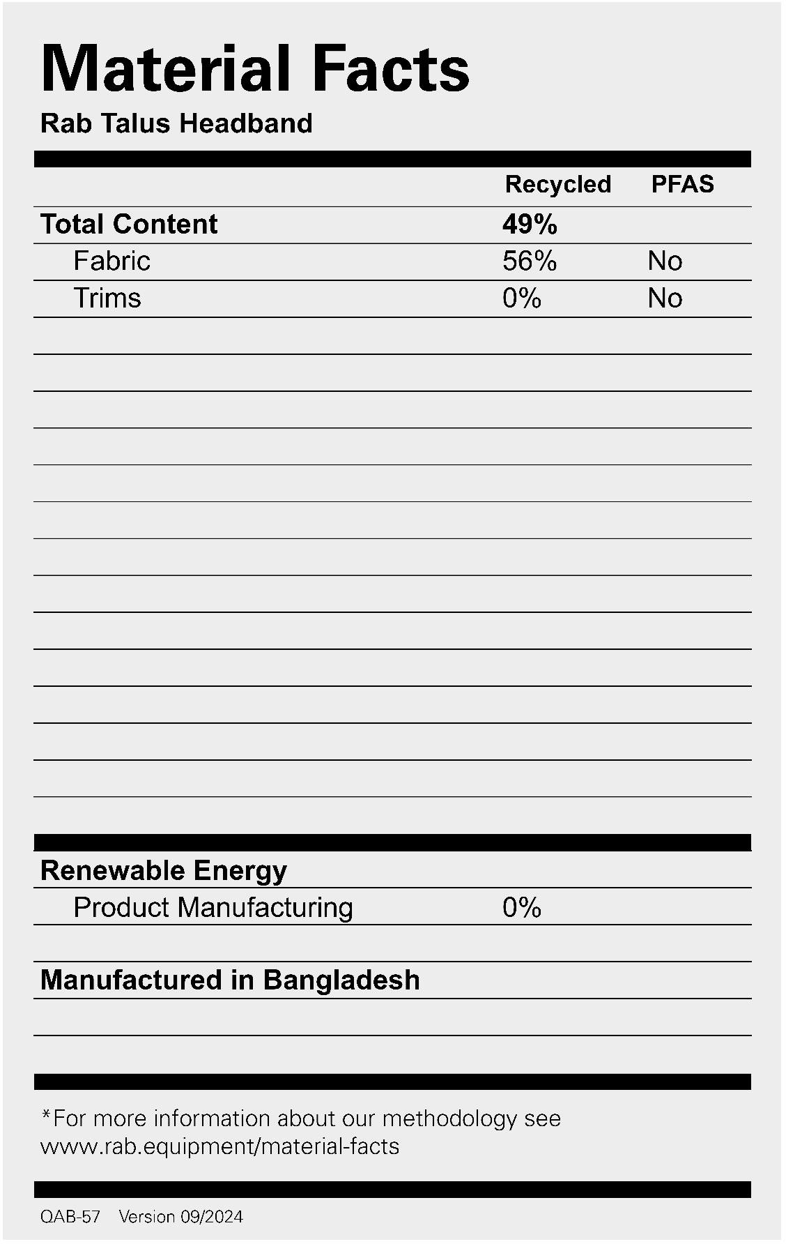 Rab Talus Headband Hibiscus 05