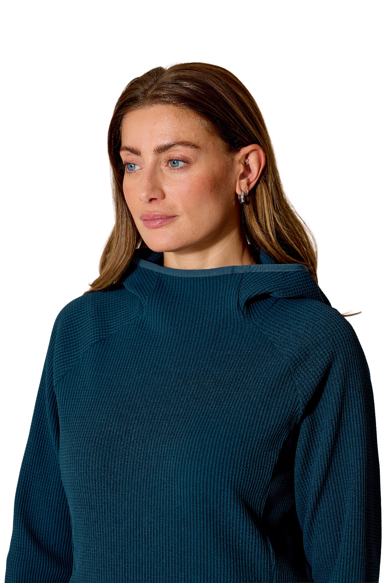 Rab Women's Hepton Pullover Hoody Tempest Blue 09
