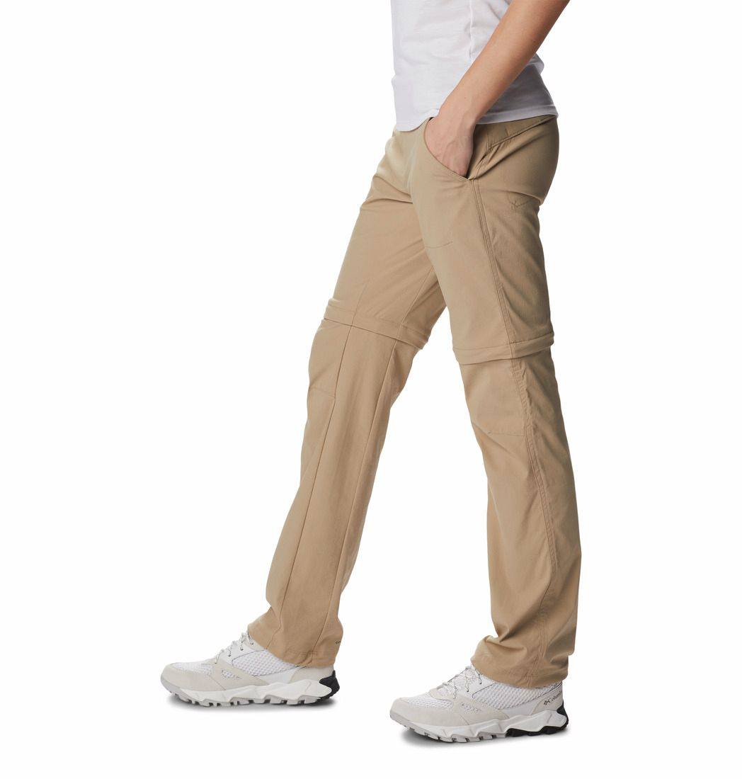 Columbia Women's Saturday Trail II EU Convertible Pant Tan 02