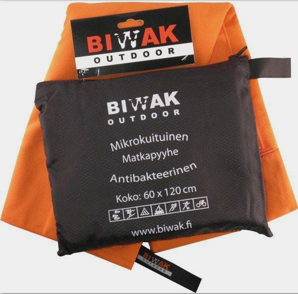 Biwak Travel Towel 60 x 120 cm Orange 01