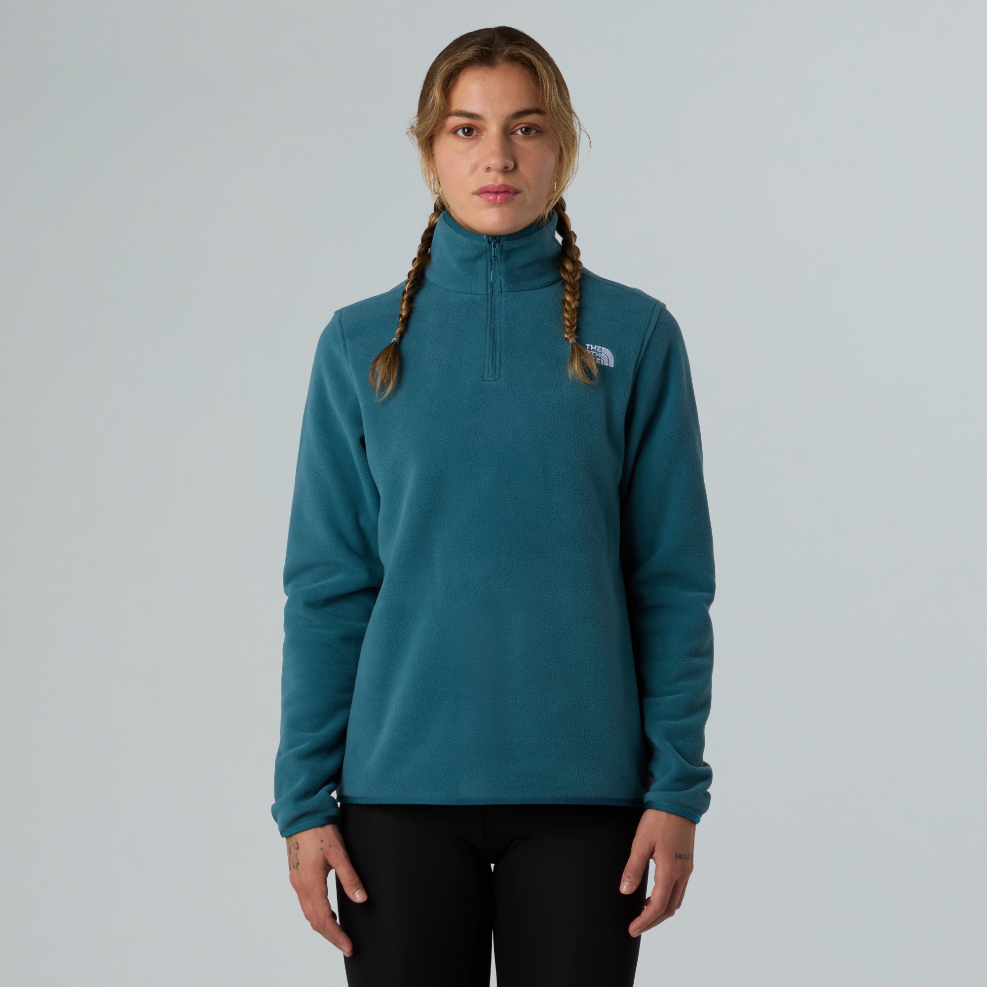 The North Face Women's Glacier Fleece 1/4 Zip Space 03