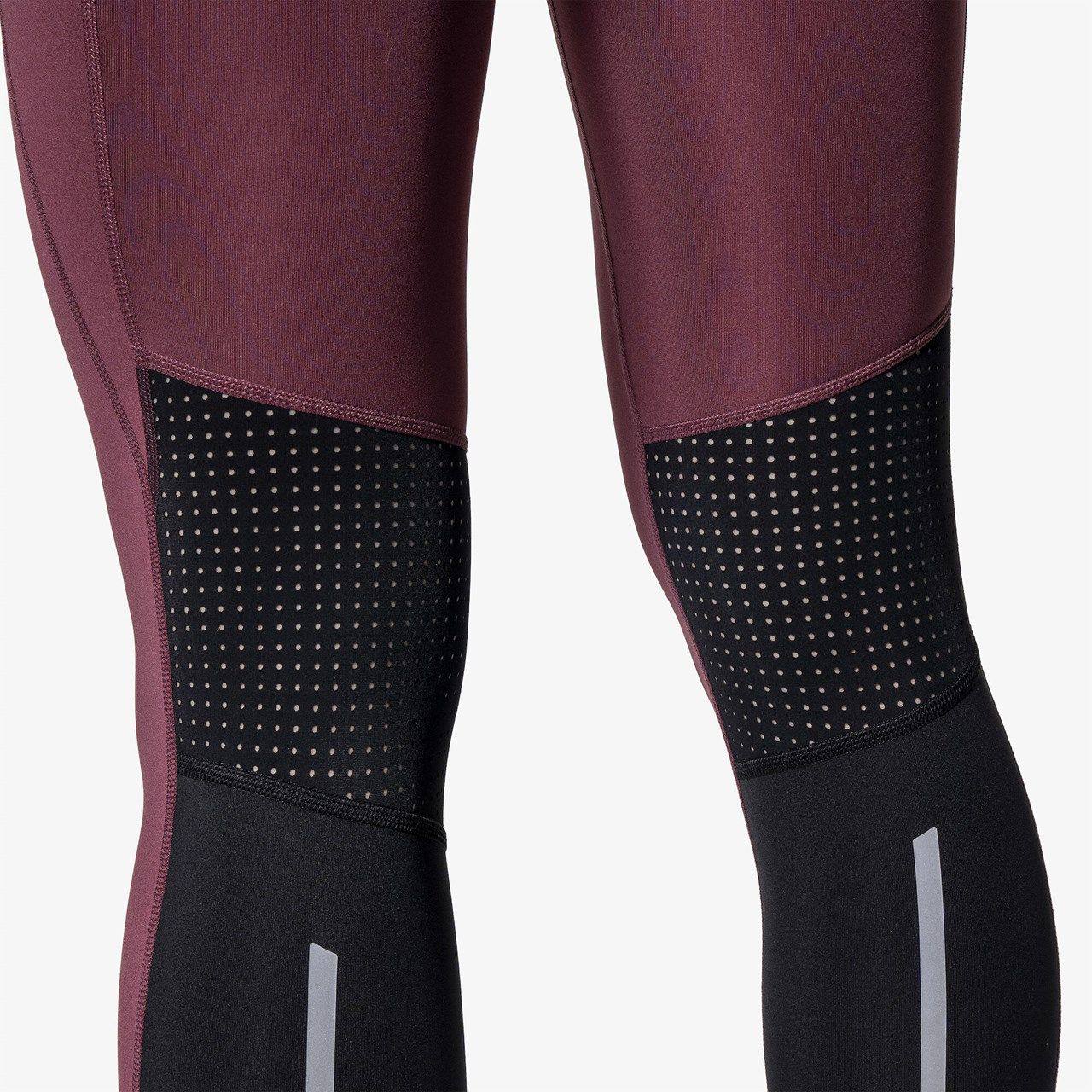 Swix Women's Pace High Waist Cropped Tights Plum 05