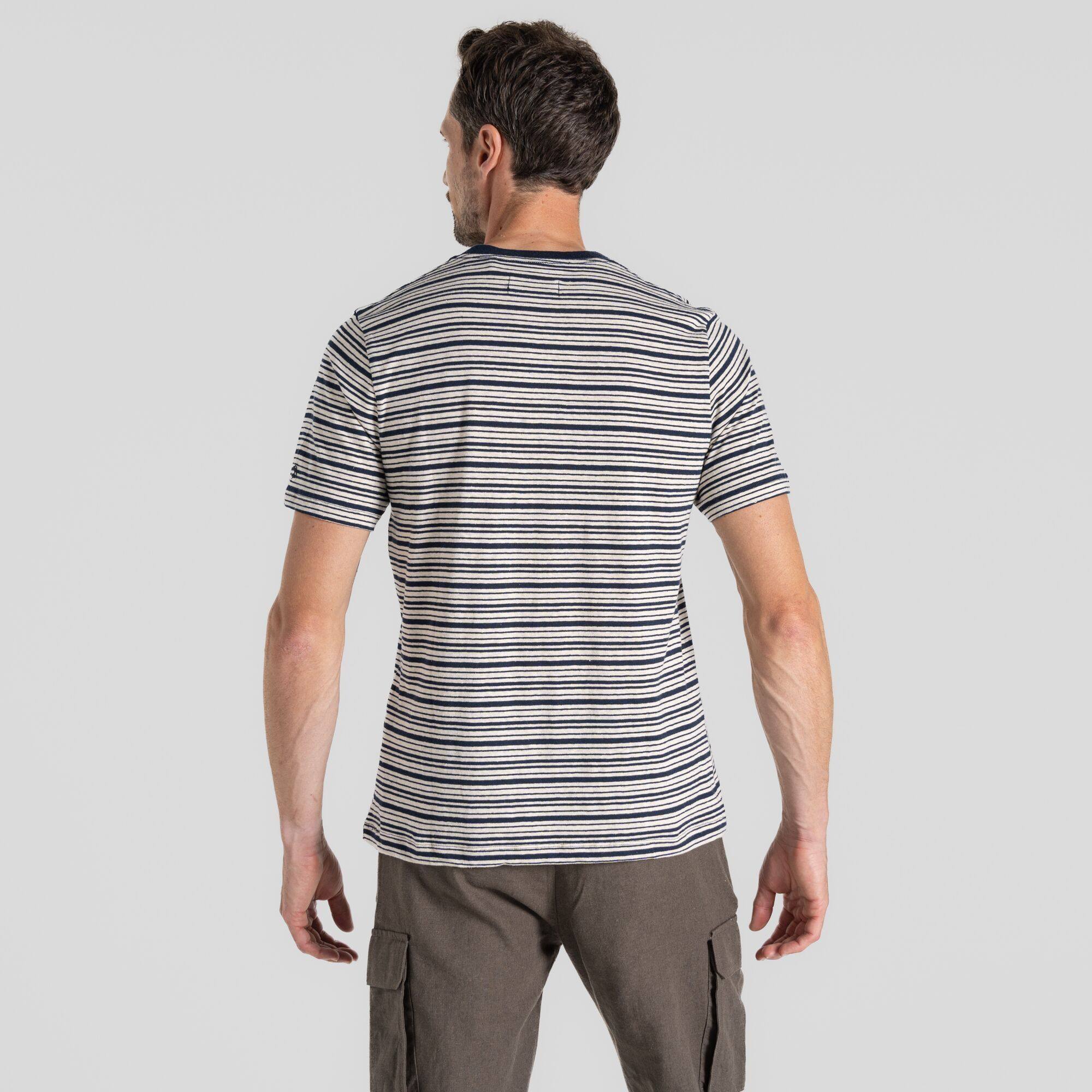 Craghoppers Men's Mollugo Short Sleeve Tee Navy / White 02