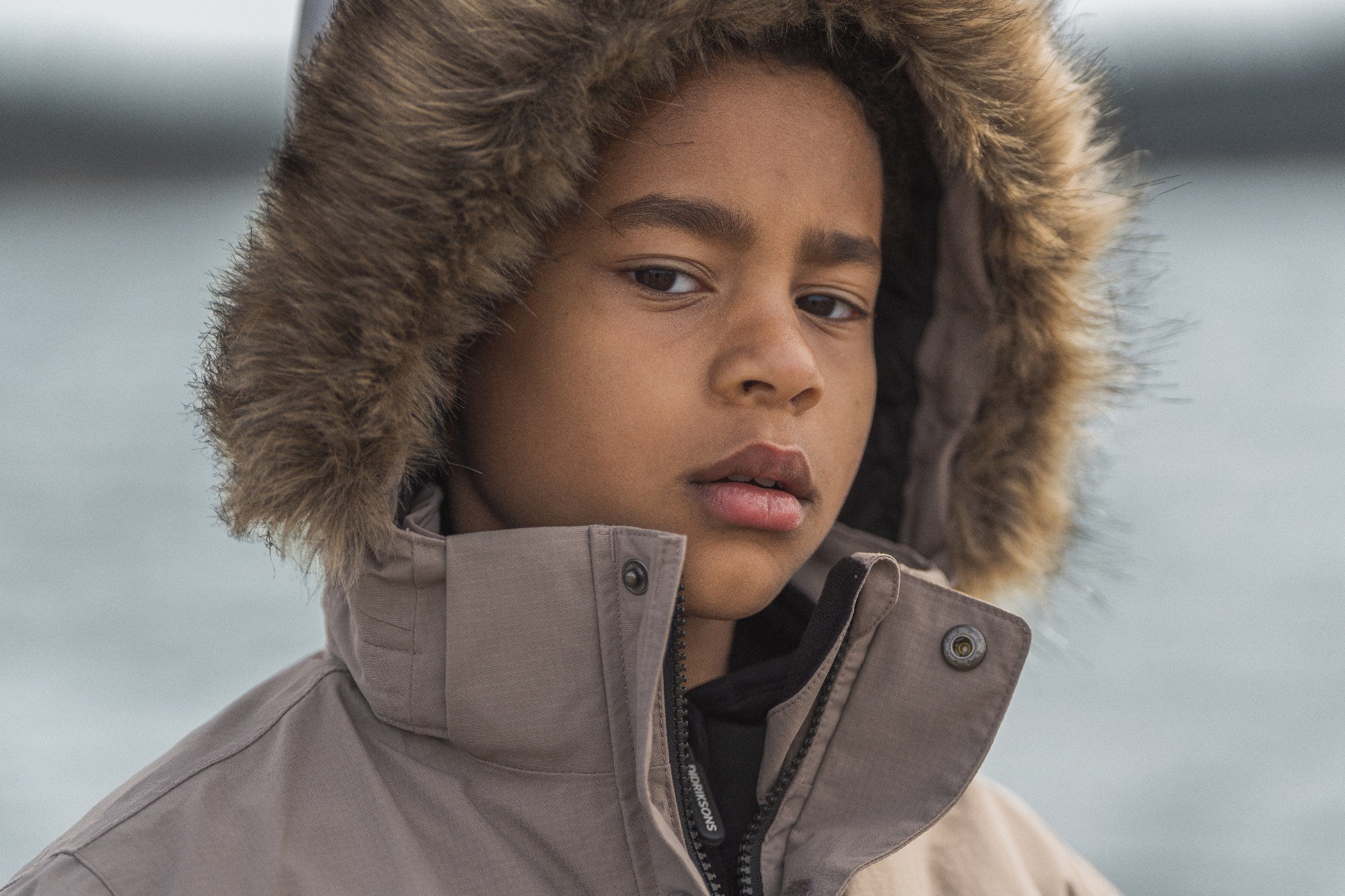 Didriksons Sylvin Kids Parka Ash 13