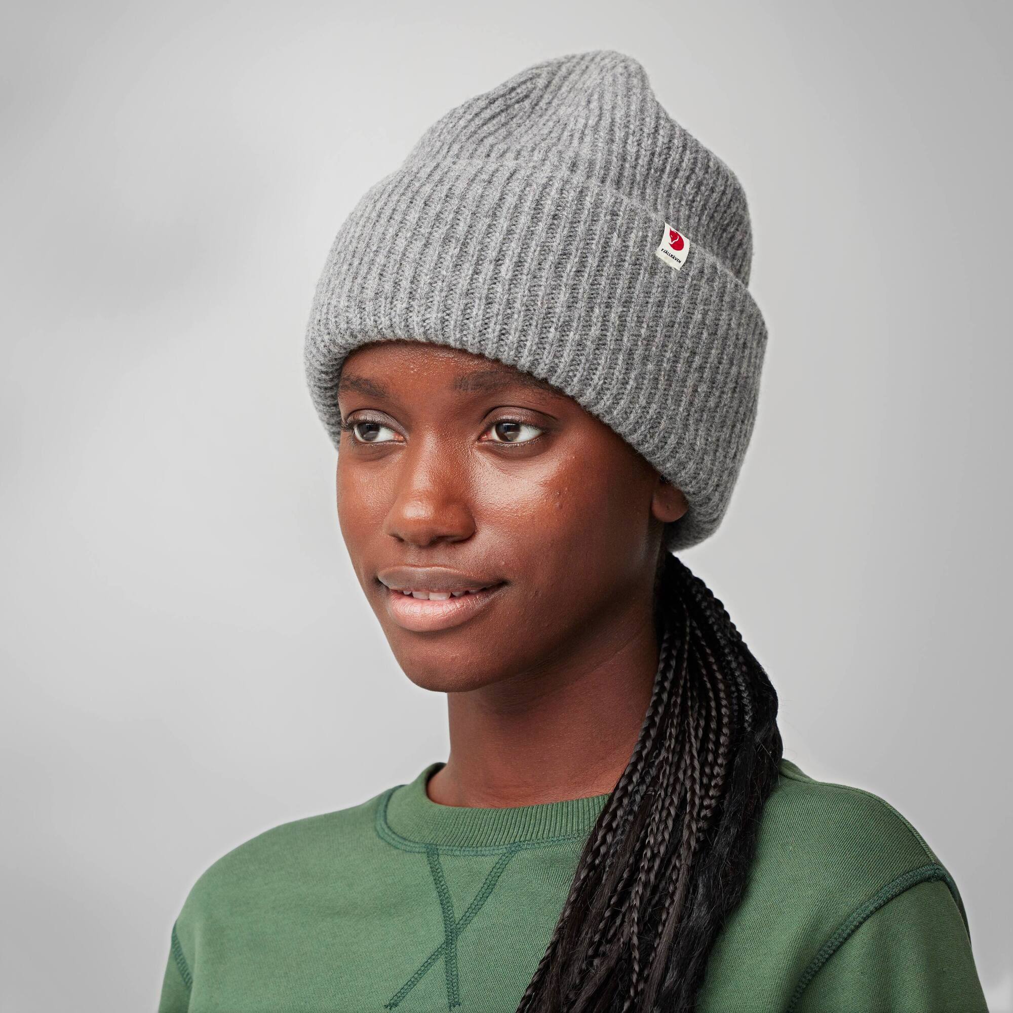 Fjällräven Heavy Beanie Dark Oak 04