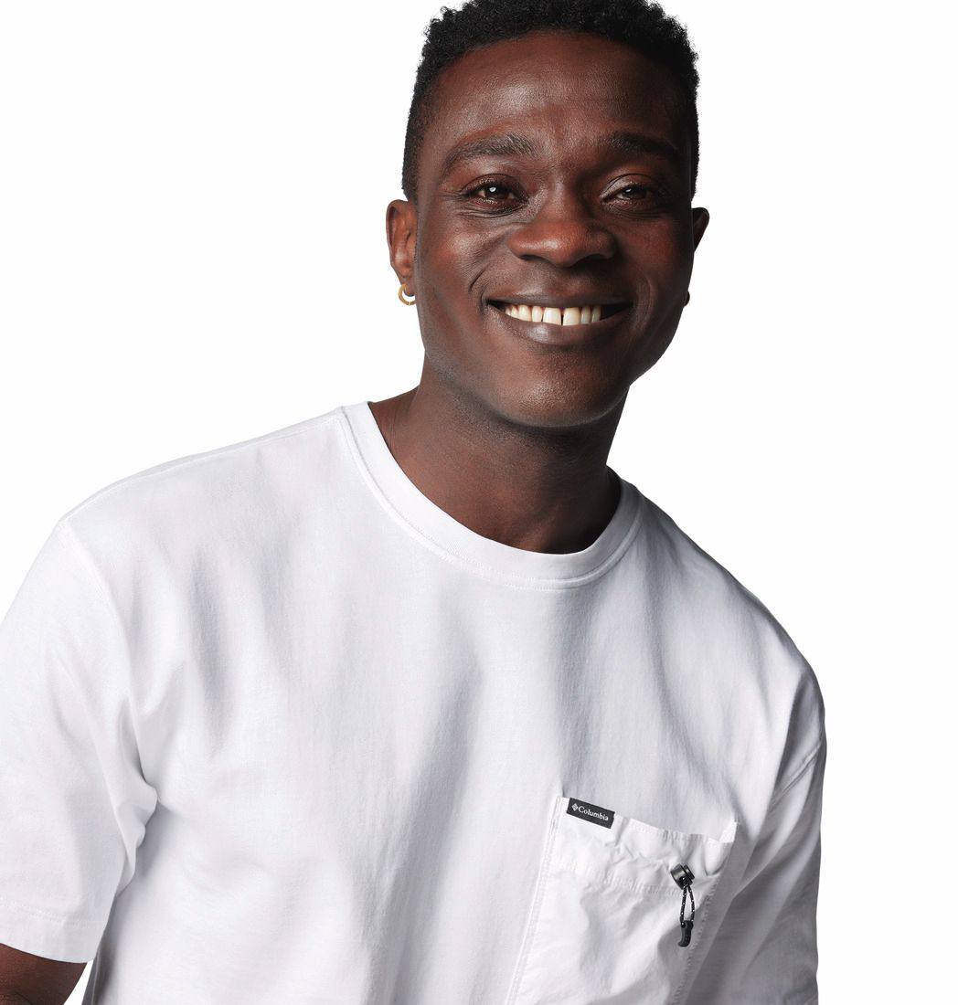 Columbia Men's Landroamer Pocket Tee Valkoinen 05