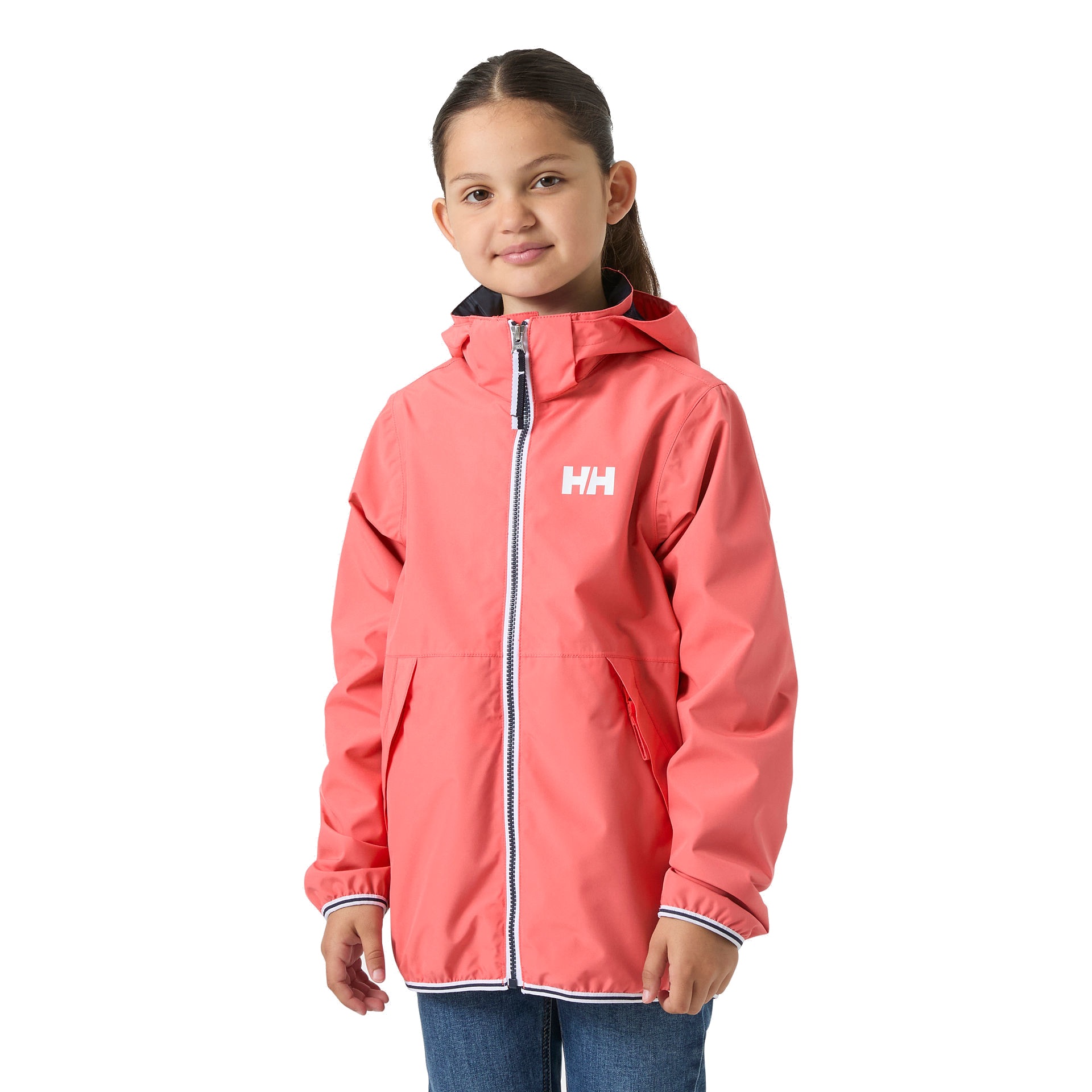 Helly Hansen Junior's Koster Rain Jacket Pinkki 01
