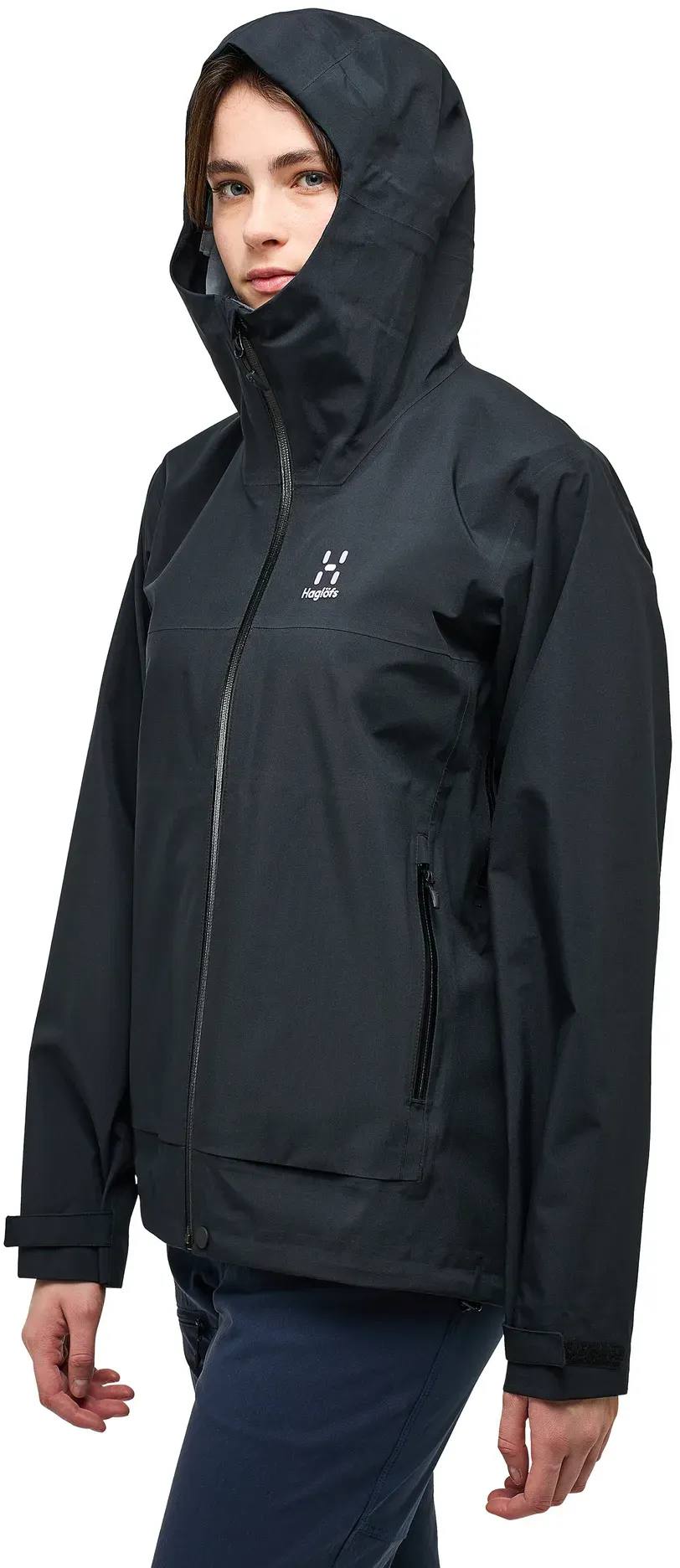 Haglöfs Women's Front Proof Jacket Musta 06