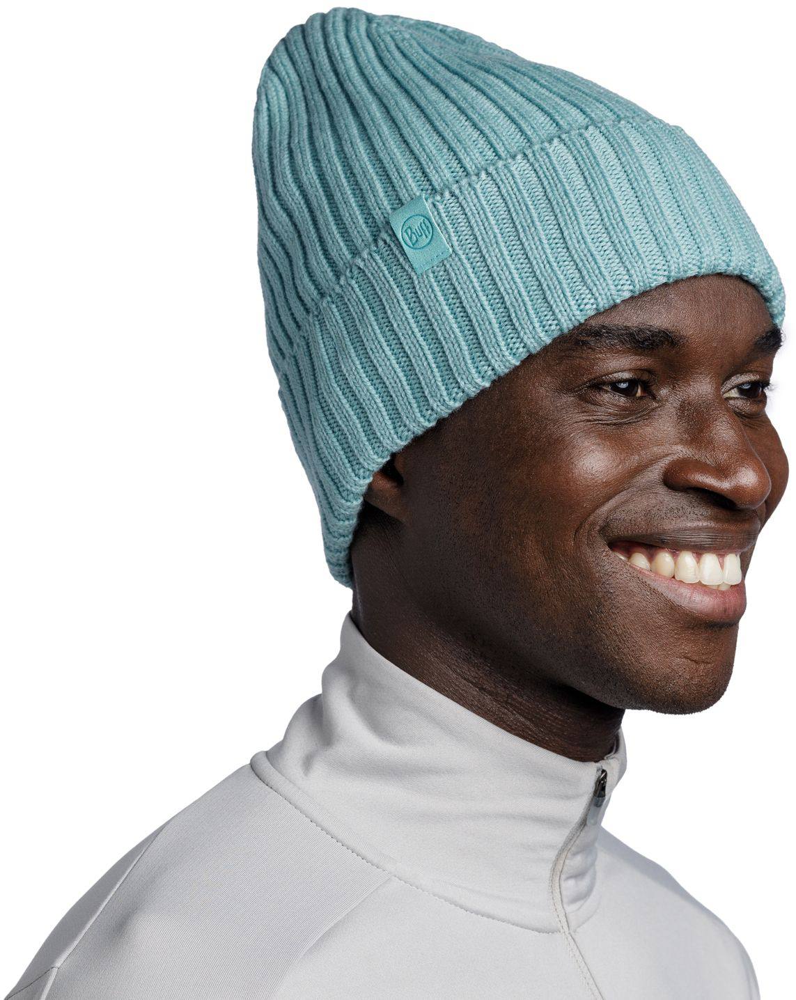 Buff Norval Knit Hat Pool Blue 02