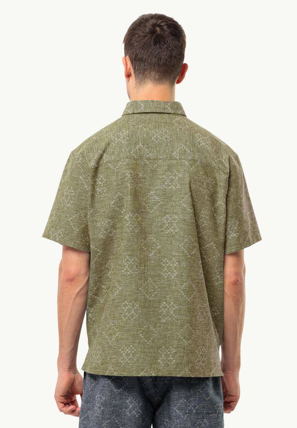 Jack Wolfskin Men's Karana Shirt SS Leaf Green 03