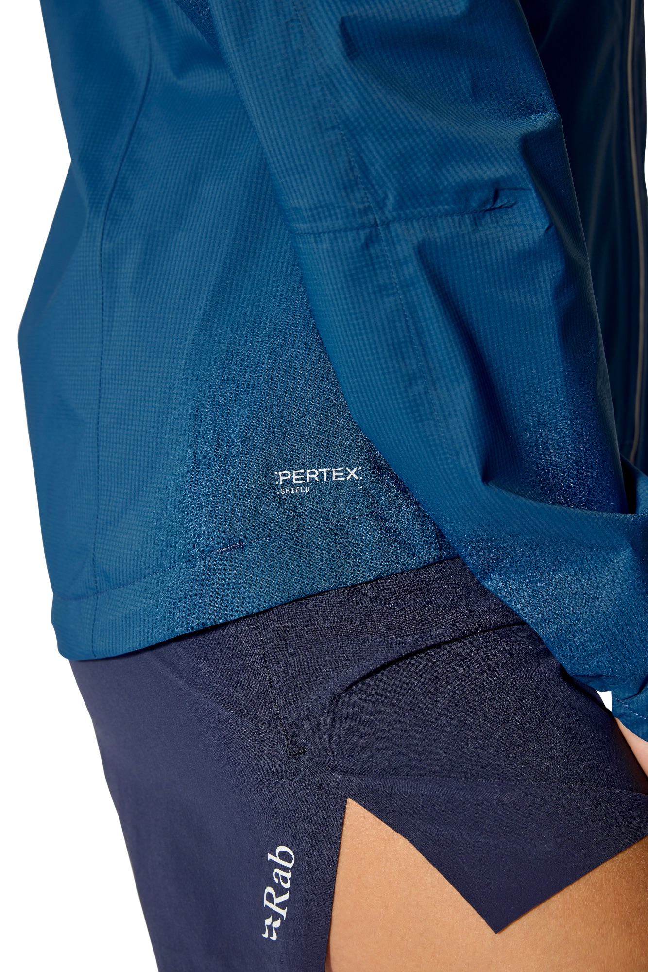 Rab Women's Downpour Trail Light Jacket Tempest Blue 13