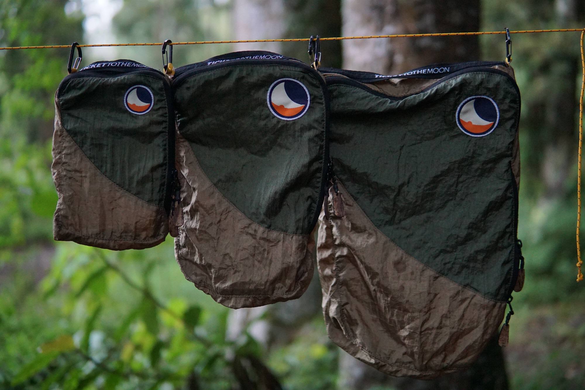 Ticket To The Moon Travel Cube Set Ruskea/Army 02