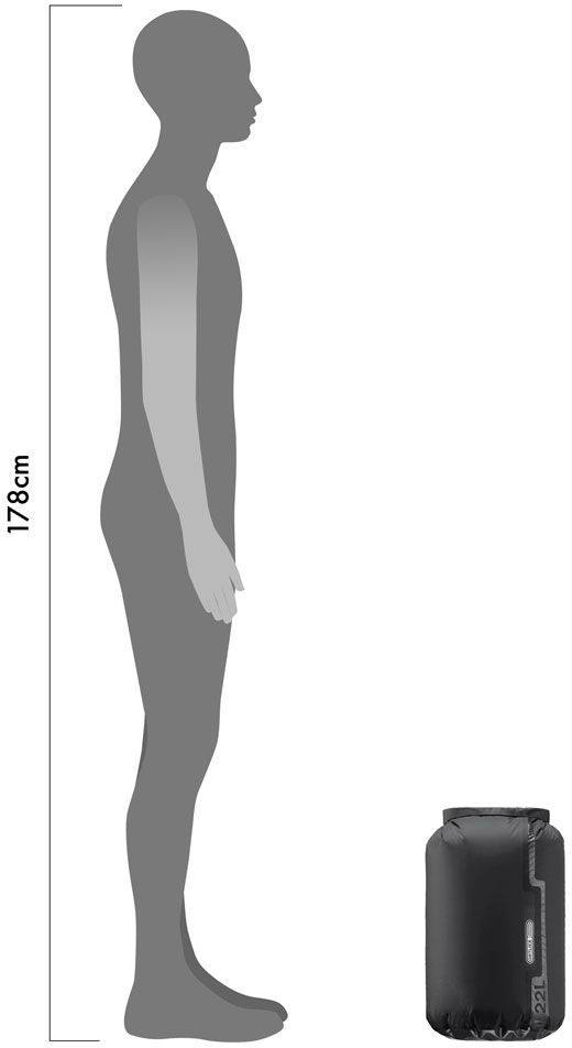 Ortlieb Dry-Bag Light PS10, 22 L Musta 05