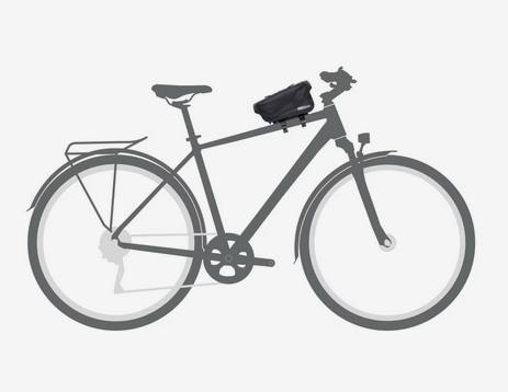 Ortlieb Top Tube Bag Black 09