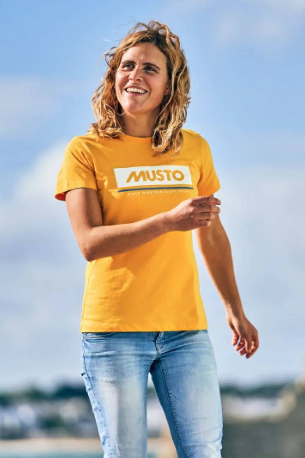 Musto Tee 2.0 W Yellow 03