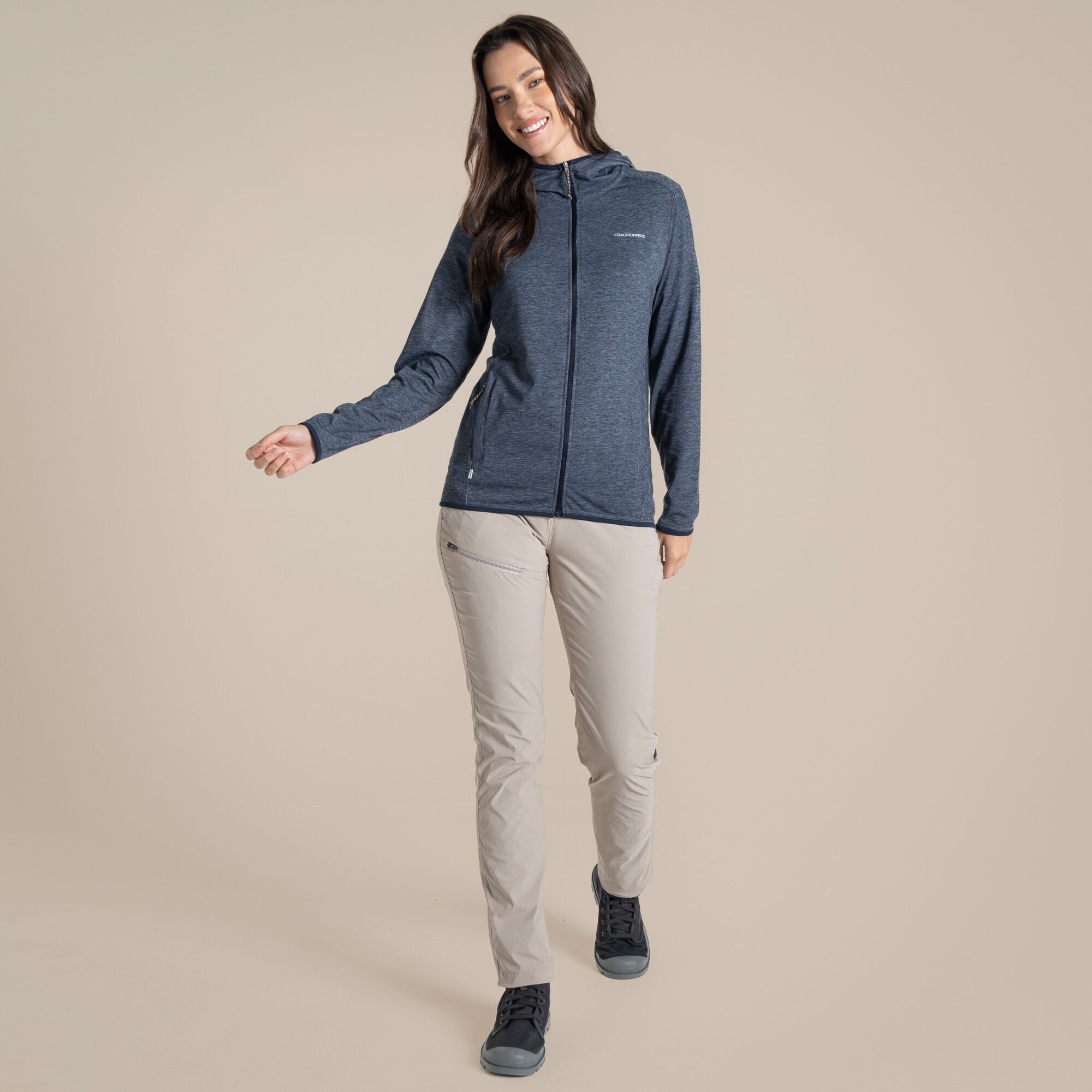 Craghoppers Women's Nosilife Pro III Trousers Soft Mushroom 04