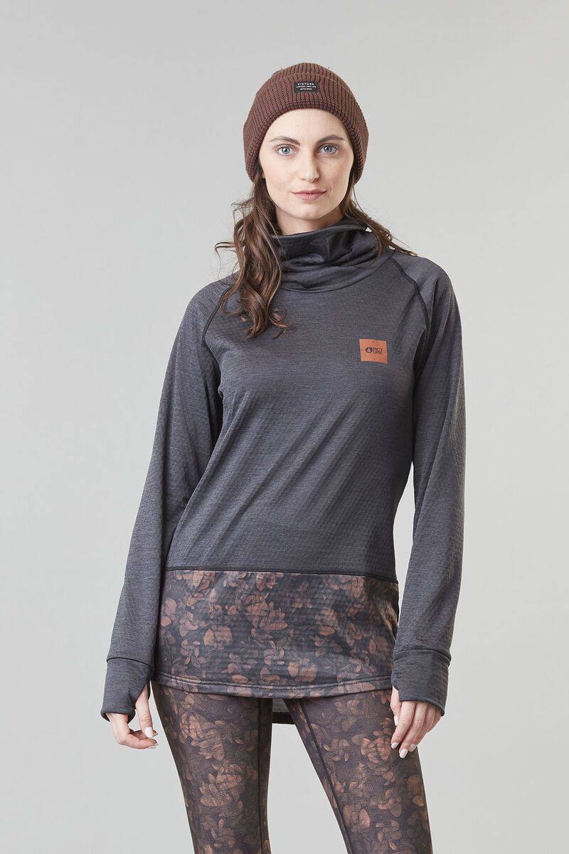 Picture Organic Clothing Women's Blossom Grid Fleece Black 02