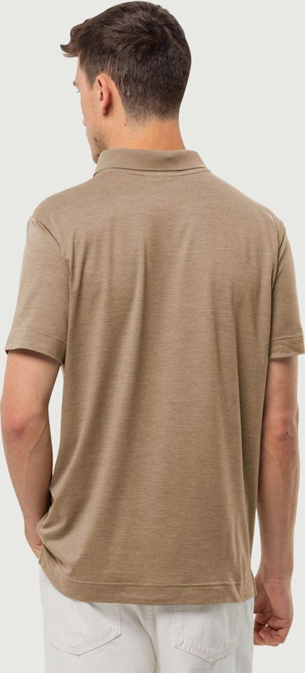 Jack Wolfskin Men's Travel Polo Sand 03