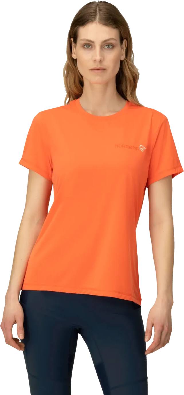Norrøna Women's Femund Tech Tee Oranssi 02