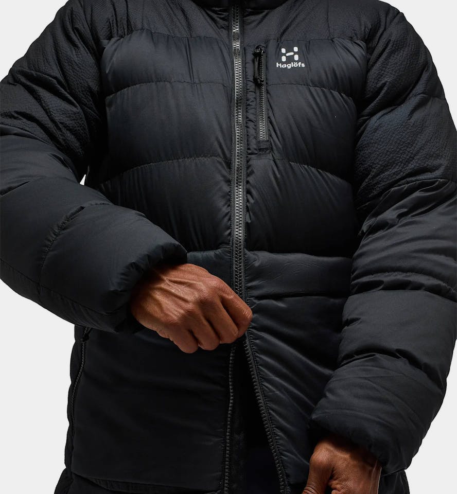 Haglöfs Men's Riksgräns Down 850 Hood Black 10