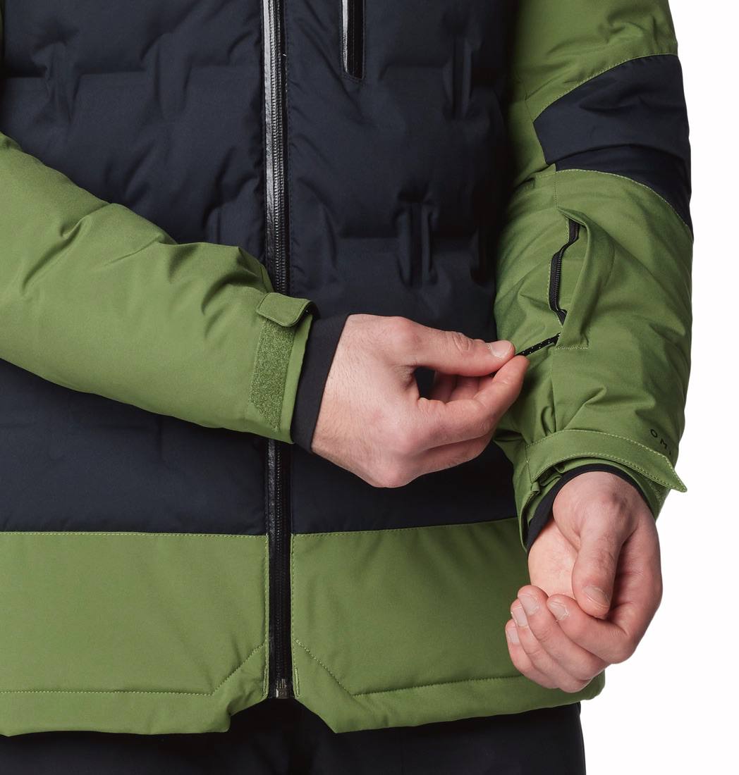 Columbia Men's Wild Card IV Down Jacket Black Green 10