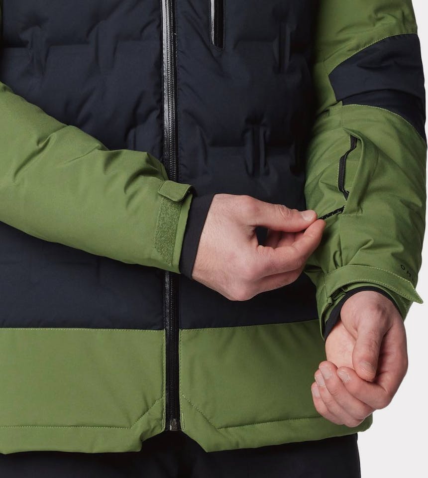 Columbia Men's Wild Card IV Down Jacket Black Green 10