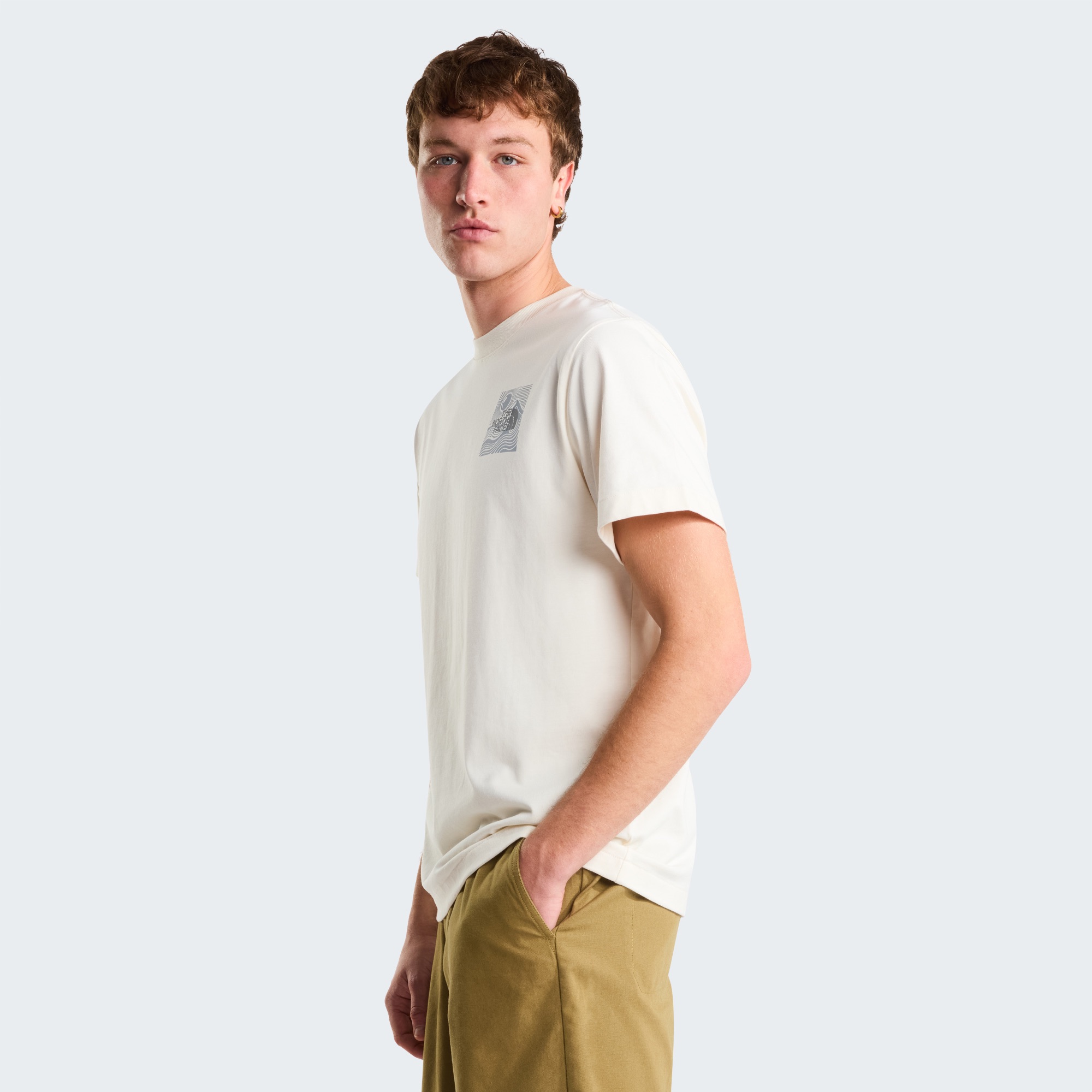 The North Face Men's Mountain Escape Relax Tee White 04