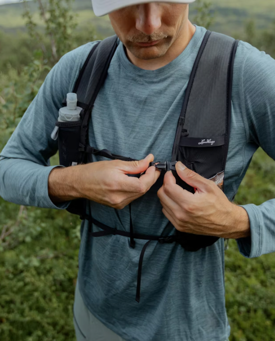 Lundhags Men's Tived Long Sleeve T-Shirt Sky Blue 08
