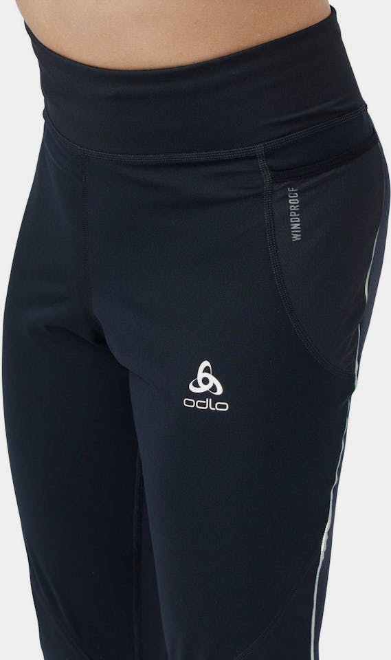Odlo Women's Zeroweight Warm Tights Reflect Musta 03
