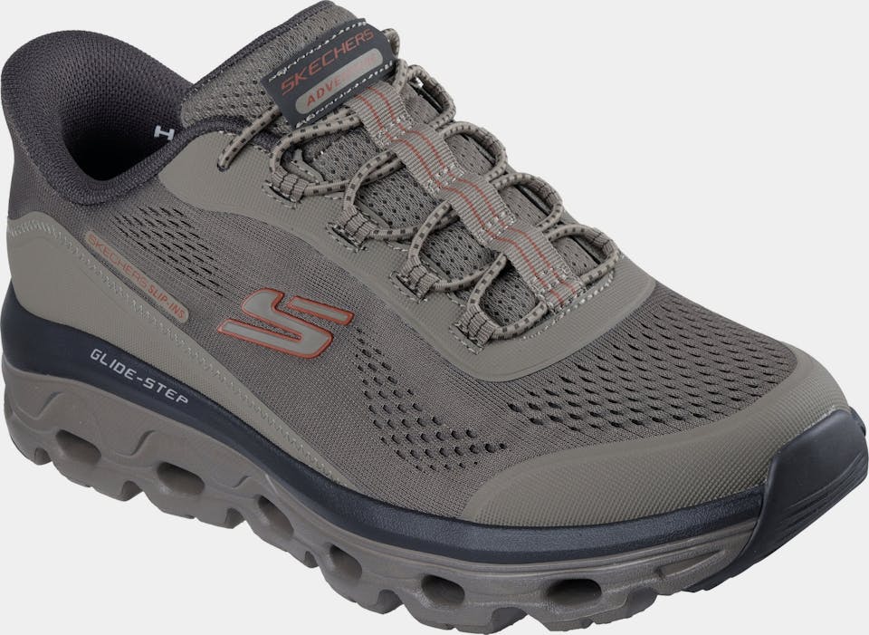 Skechers Men's Glide Step Sole Glover Taupe 01