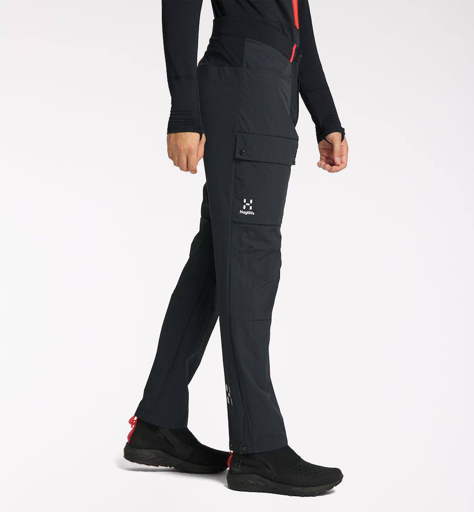 Haglöfs Men's L.I.M ZT Pant Musta / Punainen 04