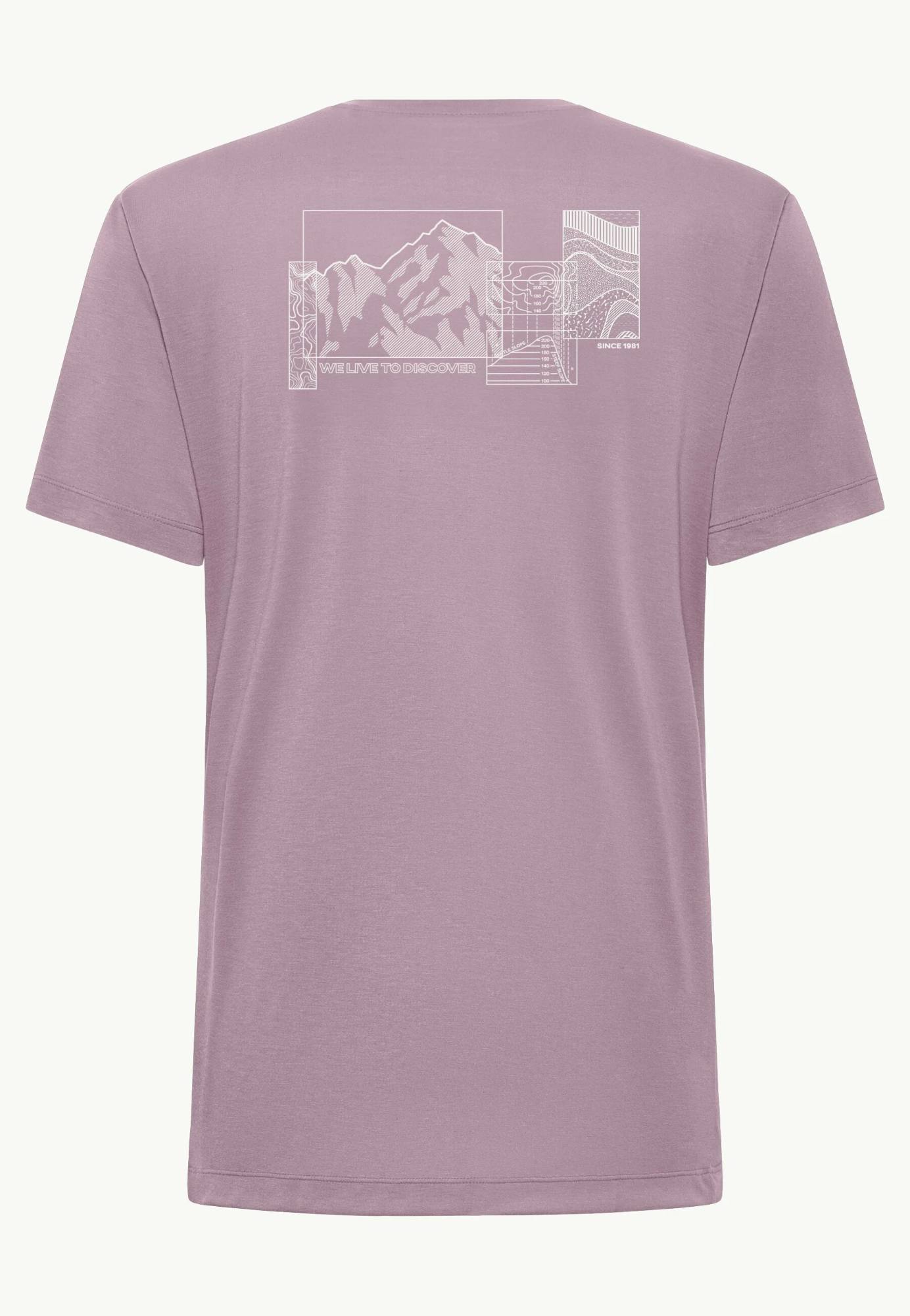 Jack Wolfskin Men's Vonnan Graphic Tee Wild Blossom 07