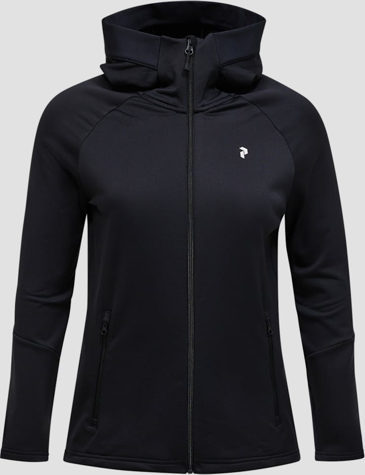 Peak Performance Women's Rider Essentials Zip Hood Black 01