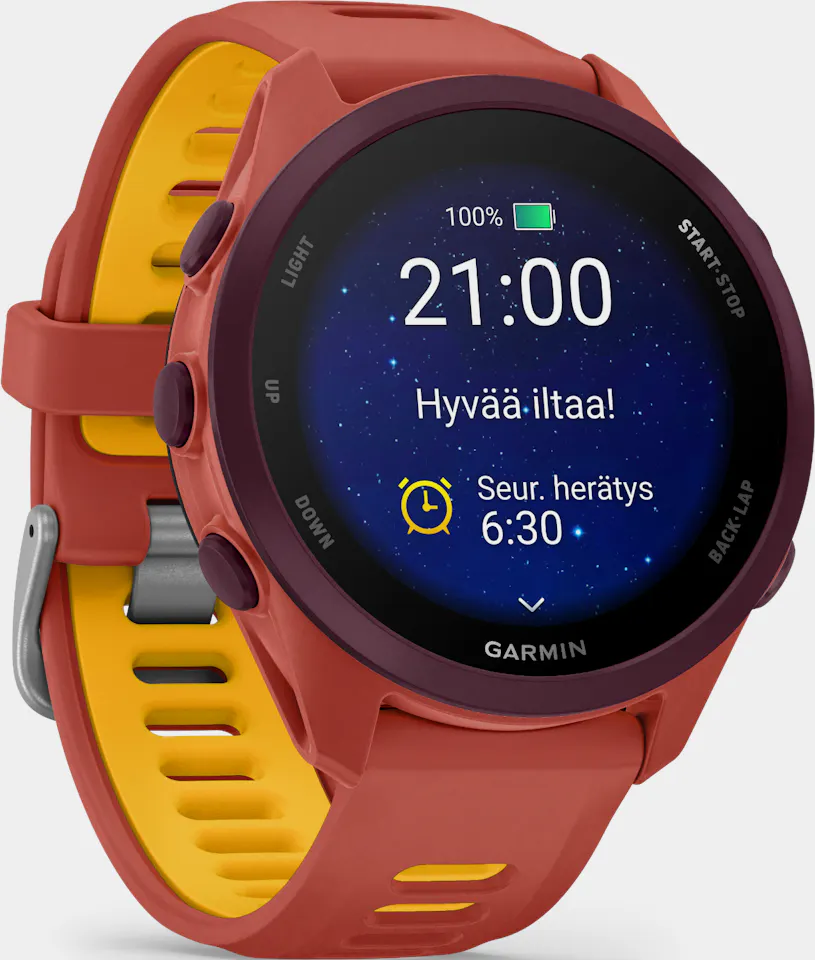 Garmin Forerunner 170 Music Red Pink/Mango 06
