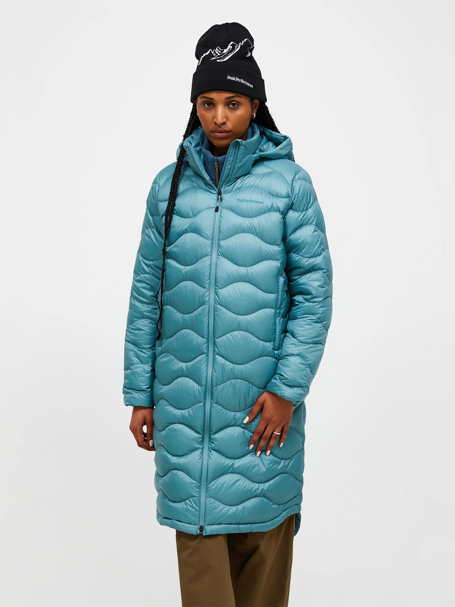 Peak Performance Women's Helium Down Coat - Naisten kevytuntuvatakki Deluded Vision 04