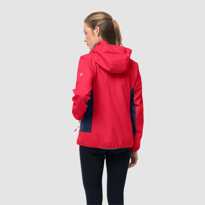 Jack Wolfskin Eagle Peak II Softshell W Red 02