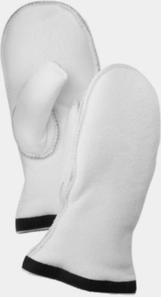 Hestra Heli Ski Jr Liner Mitt White 01