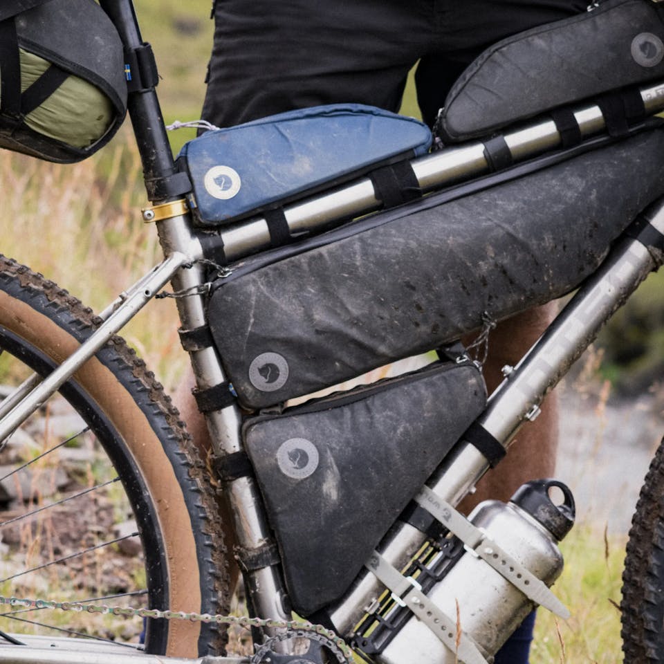 Fjällräven Hoja Triangle Frame Bag Musta 07