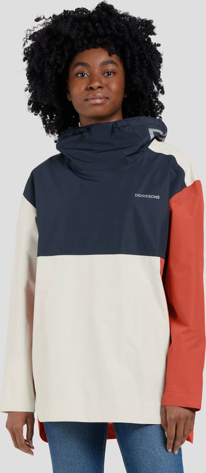 Didriksons Women's Thyra 3 Jacket Brique Red/Dk.Blue/White 02
