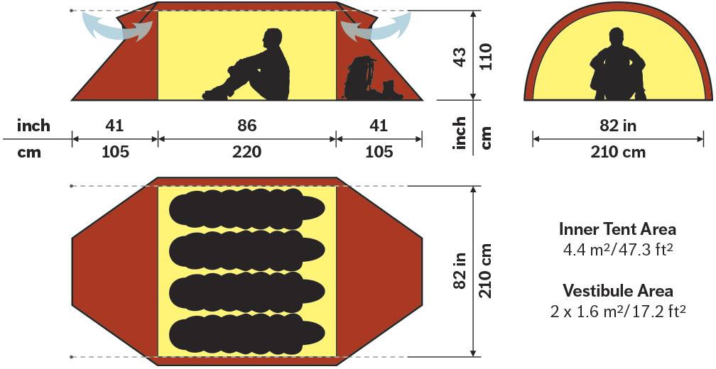 Hilleberg Keron 4 Red 02