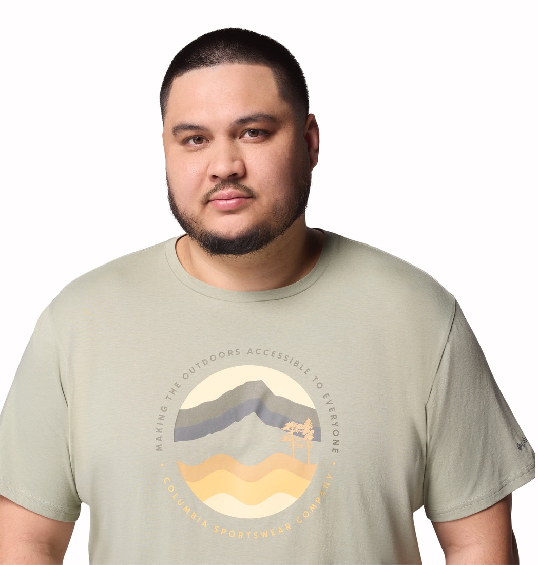 Columbia Men's Path Lake Graphic II Big Tee Safari 02