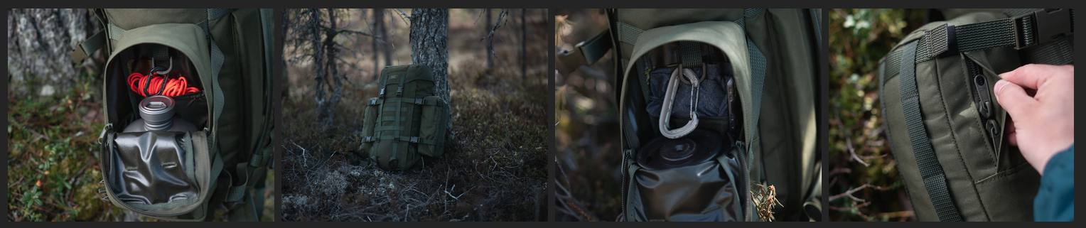 Savotta Side Pouch 4L Vihreä 04