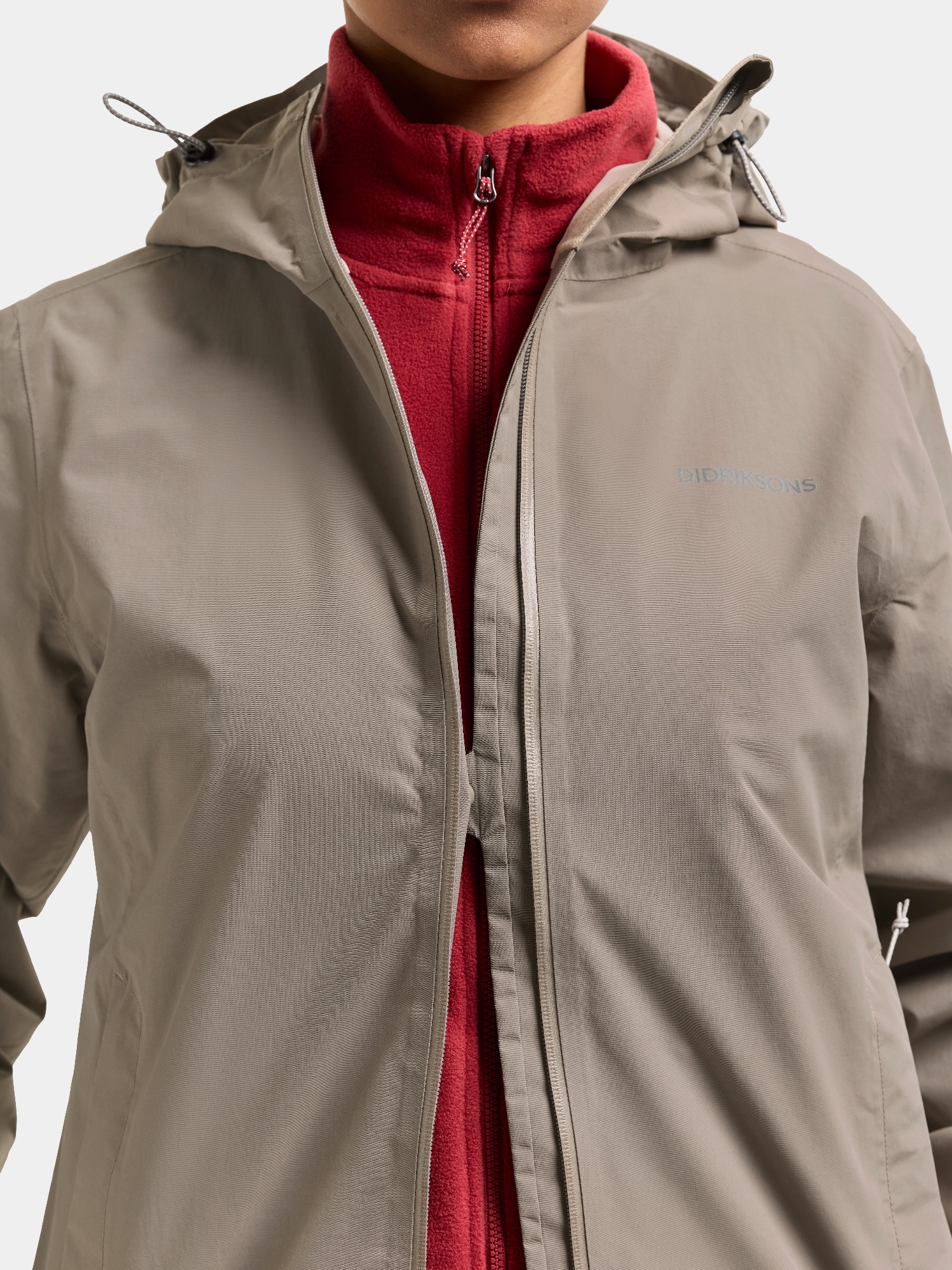 Didriksons Women's Varja 2 Jacket Ash Brown 12