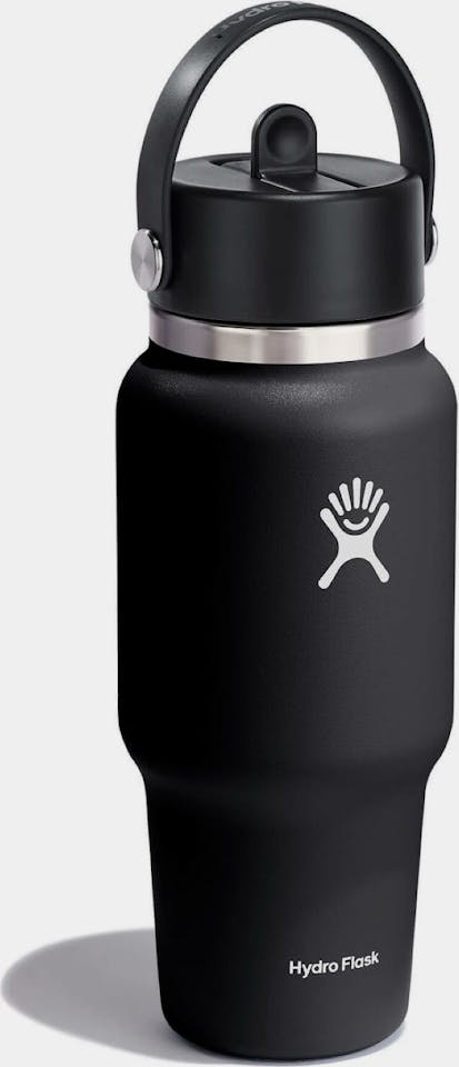 Hydro Flask 24oz Wide Flex Straw Travel Bottle Black 02