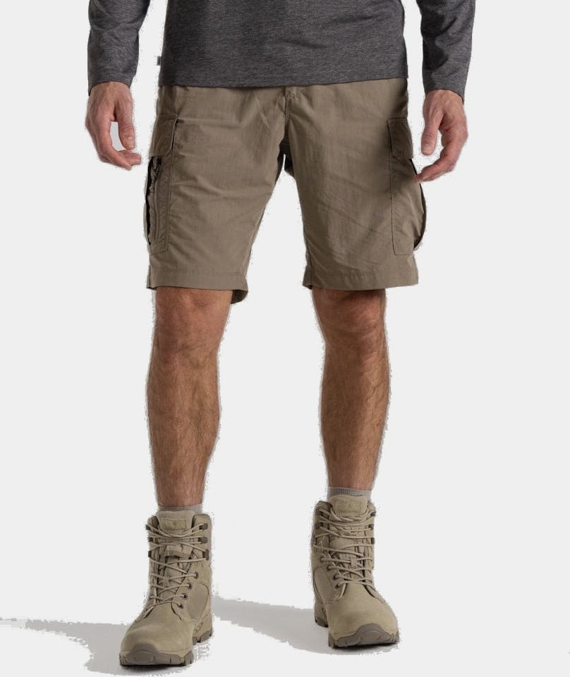 Craghoppers Men's Nosilife Pro Cargo Short III Pebble 01