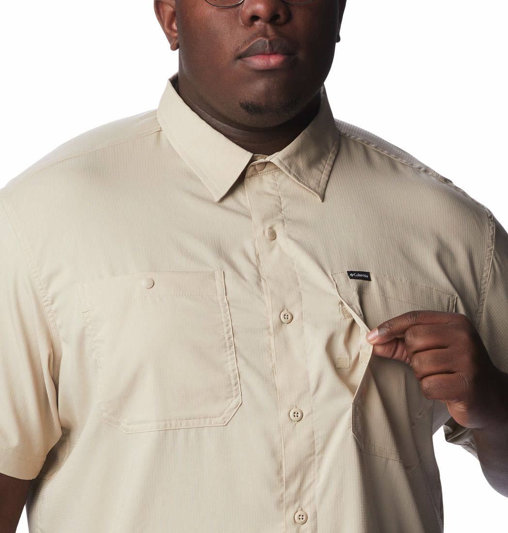 Columbia Men's Silver Ridge Utility Short Sleeve Big Fossil 05