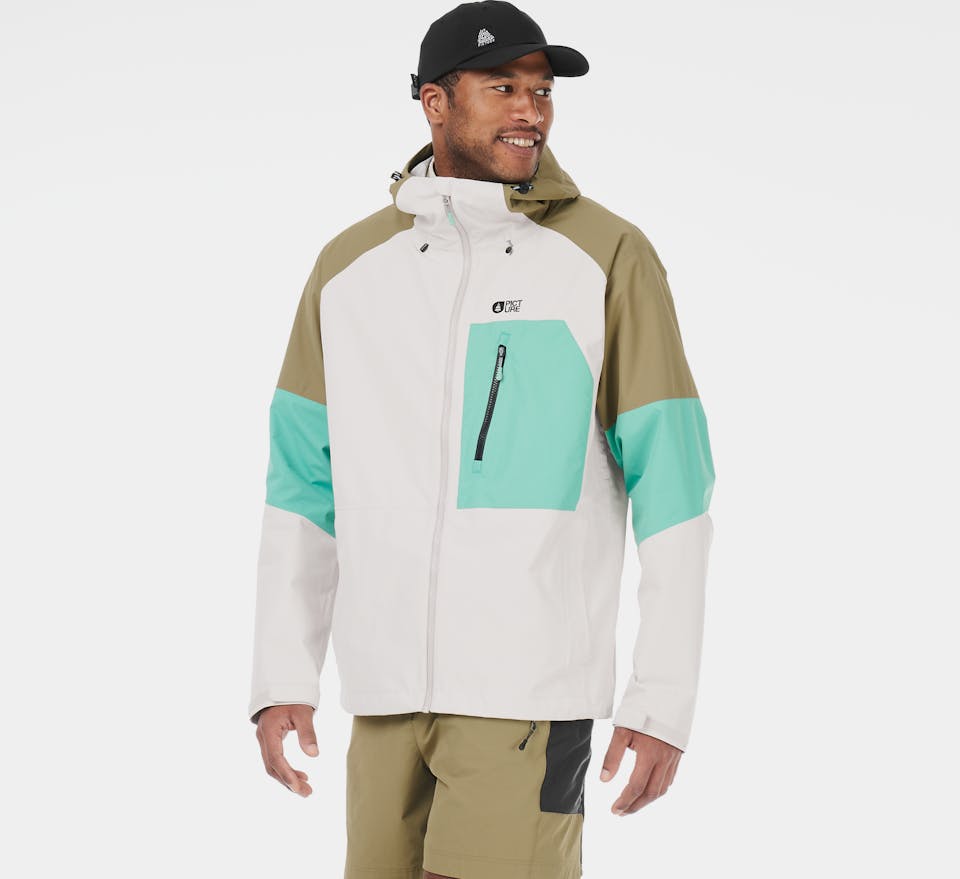 Picture Organic Clothing Men's Abstral + 2,5L Jacket White 01