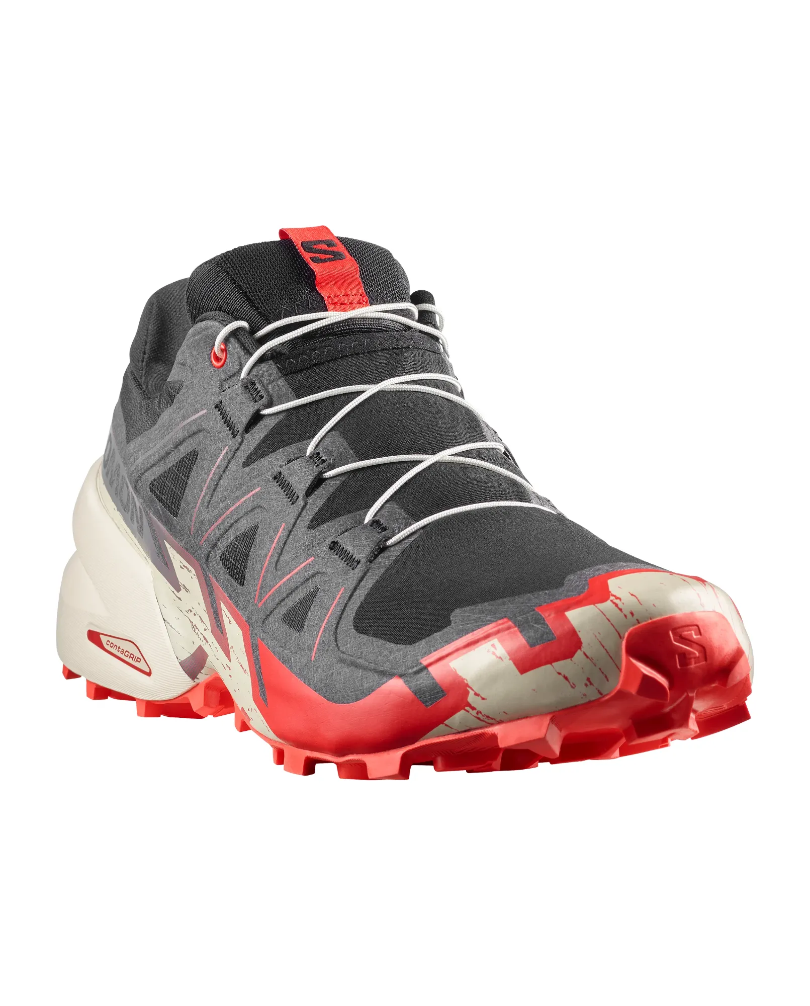 Salomon Men's Speedcross 6 Musta / Punainen 04