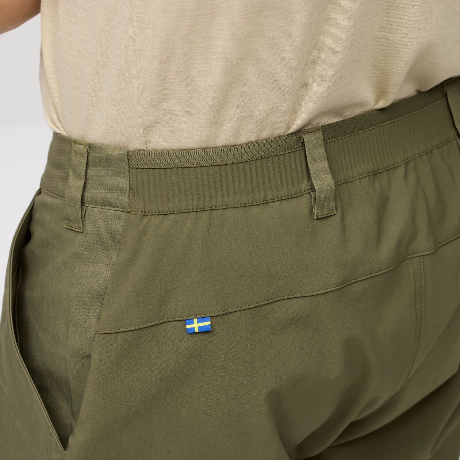 Fjällräven Men's Abisko Hybrid Trail Zipoff Trousers Musta 07